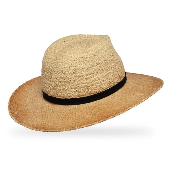 Tulum Raffia Straw Fedora Hat From Sunday Afternoons In Natural Fade