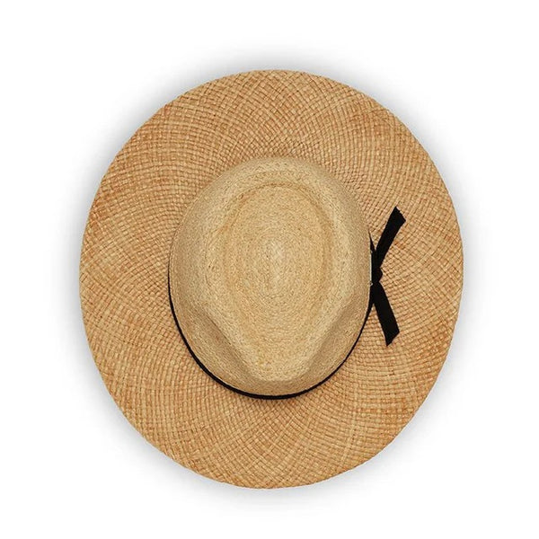 Tulum Raffia Straw Fedora Hat From Sunday Afternoons In Natural Fade
