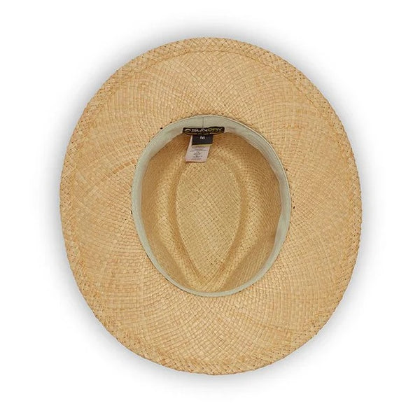 Tulum Raffia Straw Fedora Hat From Sunday Afternoons In Natural Fade